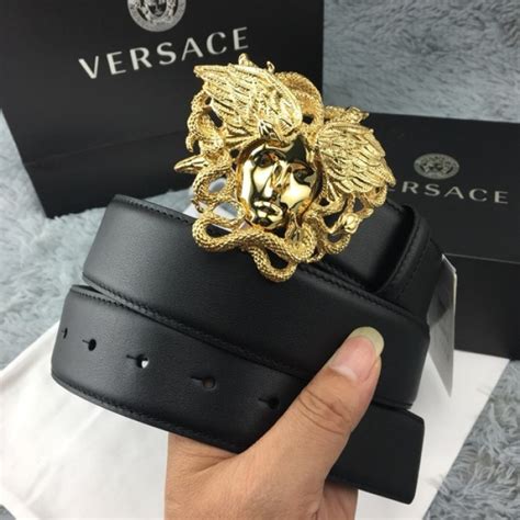 fake medusa versace belt